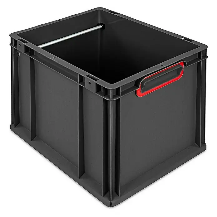 Proregal Eurobox Hängeregisterbox NextGen - L x B x H: 40 x 30 x 32 cm, Kunststoff, Schwarz