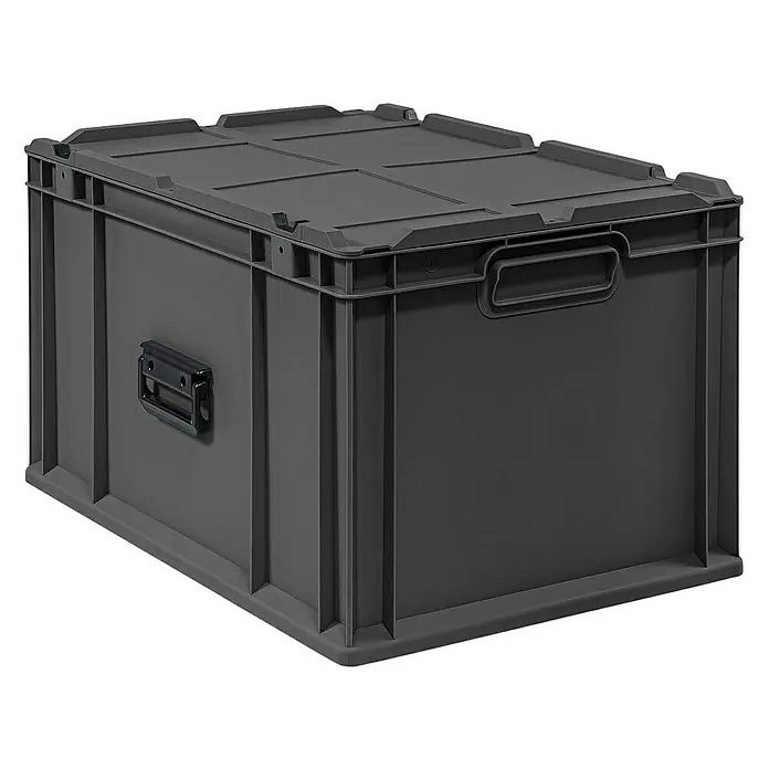 Proregal Eurobox NextGen Portable - L x B x H: 60 x 40 x 33,5 cm, Kunststoff, Schwarz