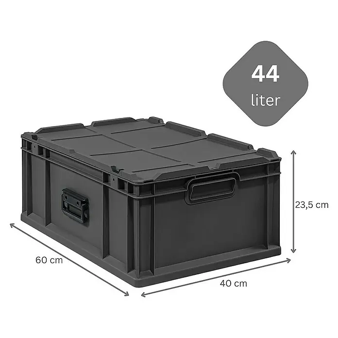 Proregal Eurobox NextGen Portable - Kunststoff, Schwarz
