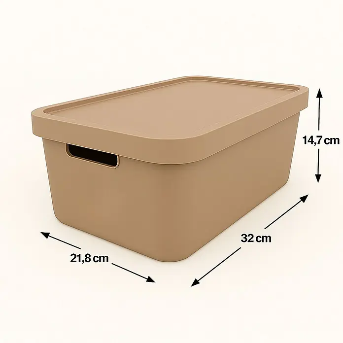 Plastard Aufbewahrungsbox-Set 7,5 Liter in Pink – Stapelboxen, Lagerboxen - L x B x H: 32 x 22 x 15 cm, Kunststoff, Pink, 4 Stk.