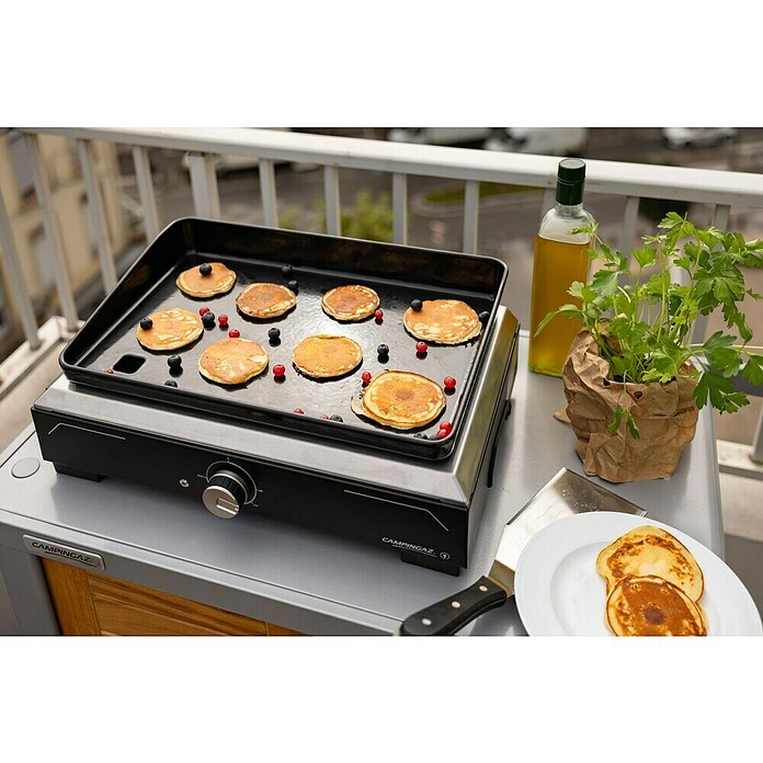 Campingaz Plancha žar Electric 1 XD  (Površina za peko (Š x G): 45 x 30 cm, Črna) | 8313 - Gasgrill Marke | ICGA - Grillgeräte | ICG - Grillgeräte / Grillzubehör | IC - Freizeit im Garten | I - Stadtgarten | BAUHAUS