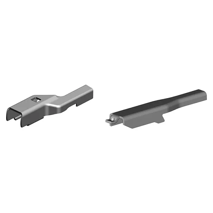 Bosch Aerotwin Scheibenwischer - A149S - Zwei Ansichten eines grauen Metall-Terminalentriegelungswerkzeugs mit spezialisiertem Ende für Steckverbinder.