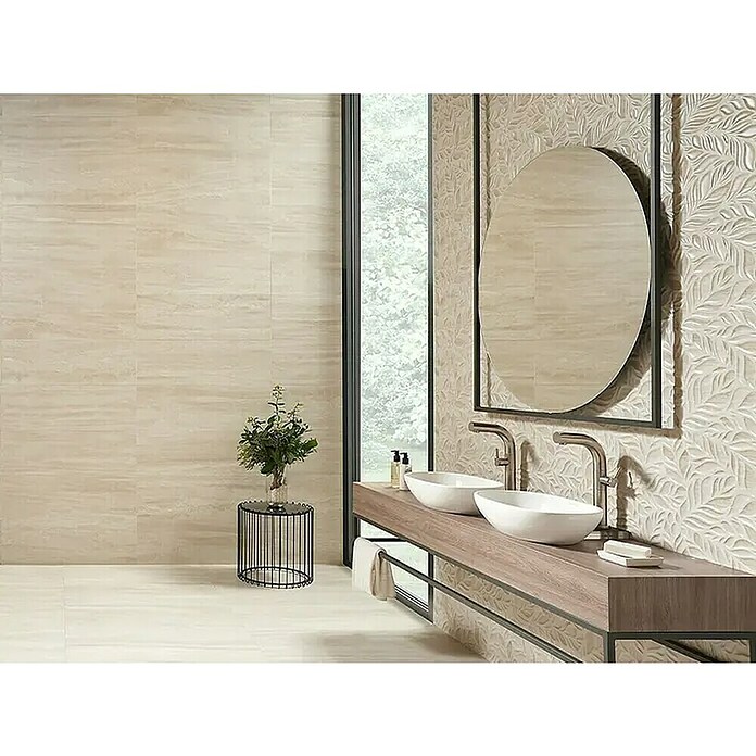 Revestimiento de pared Lumia (30 x 90 cm, Crema, Rectificado) | BAUHAUS