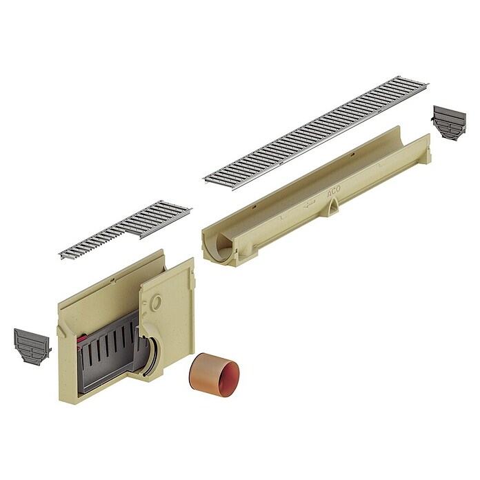 ACO Self Einlaufkasten Standardline (50 x 11,8 x 30 cm)
