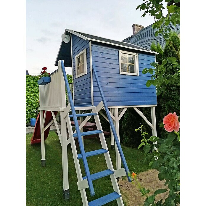 Spielhaus Jeremy Max (L x B x H: 269 x 220 x 315 cm, Holz, Natur) | BAUHAUS