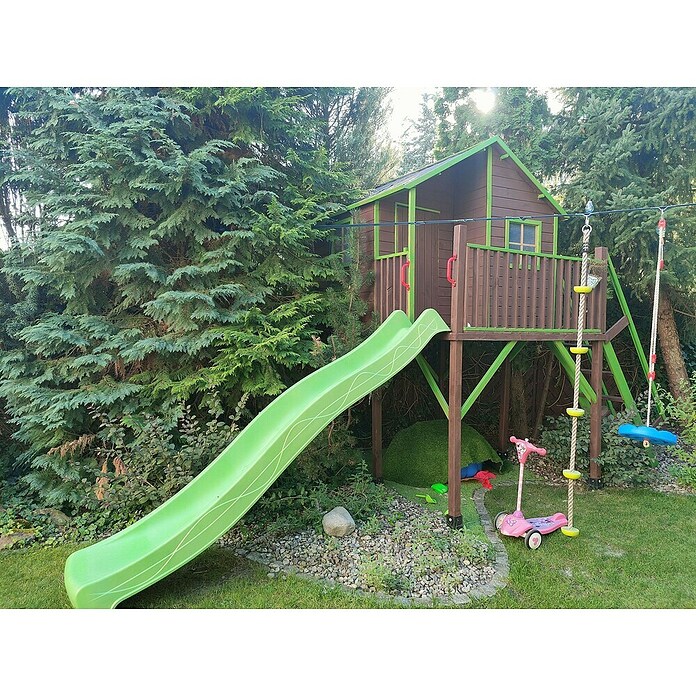 Spielhaus Jeremy Max (L x B x H: 269 x 220 x 315 cm, Holz, Natur) | BAUHAUS