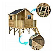 Spielhaus Jeremy (L x B x H: 175 x 226 x 250,5 cm, Holz, Natur) | BAUHAUS