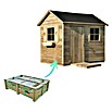 Spielhaus Lennard (L x B x H: 161 x 127 x 158 cm, Holz, Natur) | BAUHAUS