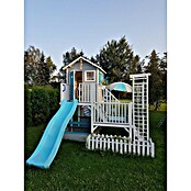 Spielhaus Tom (L x B x H: 226,5 x 176 x 272 cm, Holz, Natur) | BAUHAUS