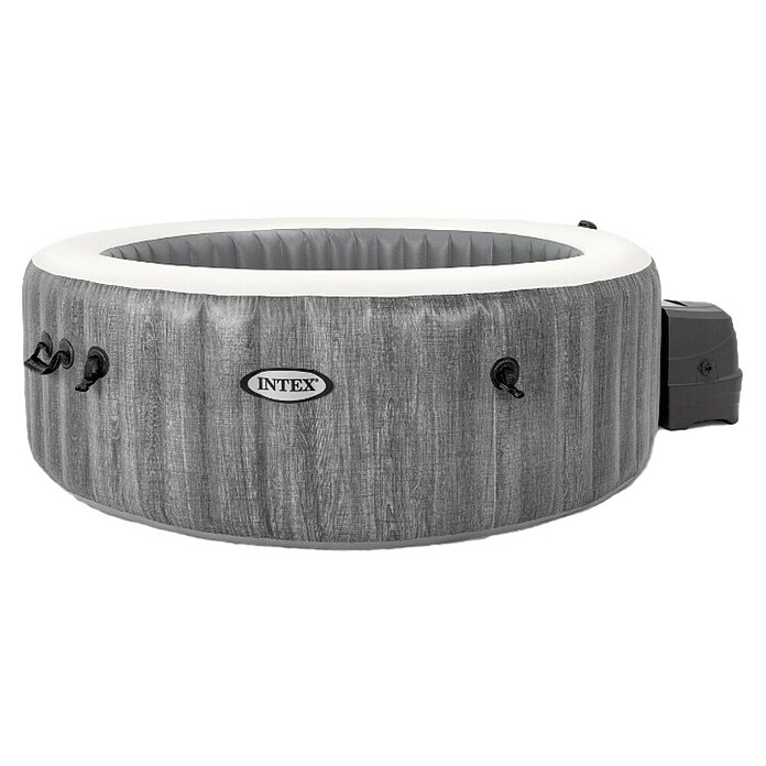 Intex Pure Spa Mobil-Whirlpool Greywood Deluxe (Ø x H: 196 x 71 cm, Grau/Weiß, 795 l) | BAUHAUS