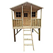 Spielhaus Finn (L x B x H: 239 x 190 x 256 cm, Holz, Natur) | BAUHAUS