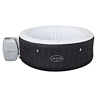 Bestway Lay-Z-Spa Mobil-Whirlpool Miami Air-Jet (Ø x H: 180 x 66 cm, Schwarz, 669 l)
