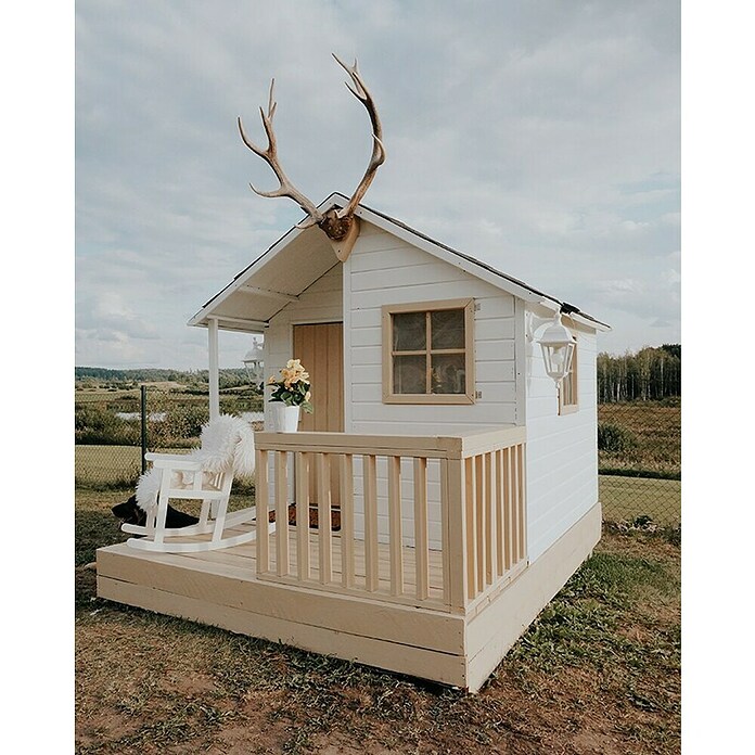 Spielhaus Marco (L x B x H: 217 x 182 x 174 cm, Holz, Natur) | BAUHAUS