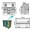 Spielhaus Marie (L x B x H: 157 x 248 x 218 cm, Holz, Natur) | BAUHAUS