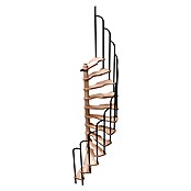 Sogem Escalera de caracol Saturne (Diámetro: 140 cm, Color peldaños: Haya, Altura de planta: 276 cm) | BAUHAUS