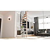 Sogem Escalera de caracol Saturne (Diámetro: 140 cm, Color peldaños: Haya, Altura de planta: 276 cm) | BAUHAUS