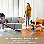 Dreame Aspirador en seco y húmedo de batería G10 Pro (Potencia de aspiración: 16.000 Pa, Duración de la batería: 35 min, Volumen del depósito de agua: 0,9 l) | BAUHAUS