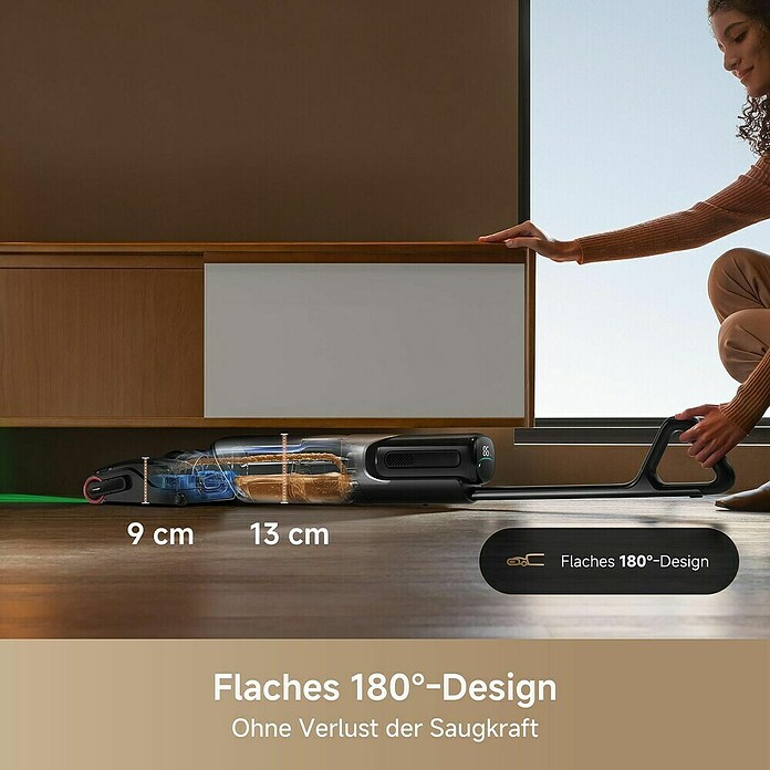 Mova Aspirador en seco y húmedo de batería X4 Plus (Potencia de aspiración: 20.000 Pa, Duración de la batería: 45 min, Volumen del depósito de agua: 0,76 l) | BAUHAUS