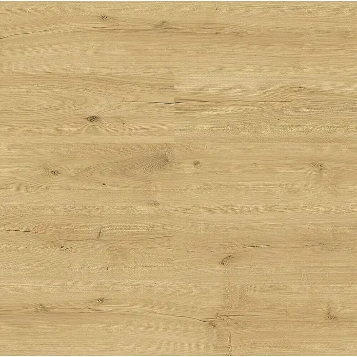 LOGOCLIC Laminado Roble Duna - 1.380 x 193 x 8 mm, Marrón, AC5 - Paneles de suelo de roble natural claro con veta y nudos visibles.
