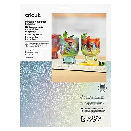 Cricut  Aufkleber Set Bedruckbar