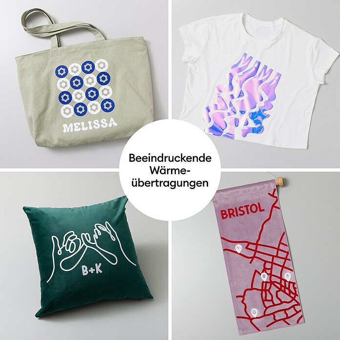 Cricut Transferpresse EasyPress SE + Hitzeschutzmatte (25 x 30 cm, Passend für: Bügelfolien) | BAUHAUS