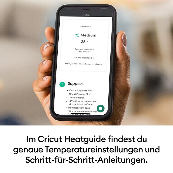 Cricut Transferpresse EasyPress Mini (Passend für: Bügelfolien, Drucktechnologie: Wärmeübertragung) | BAUHAUS