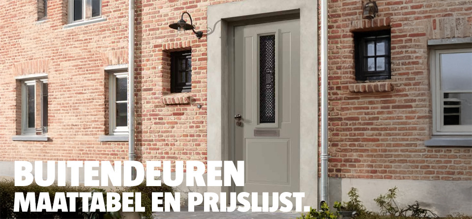 Toppanel Solid Elements buitendeuren