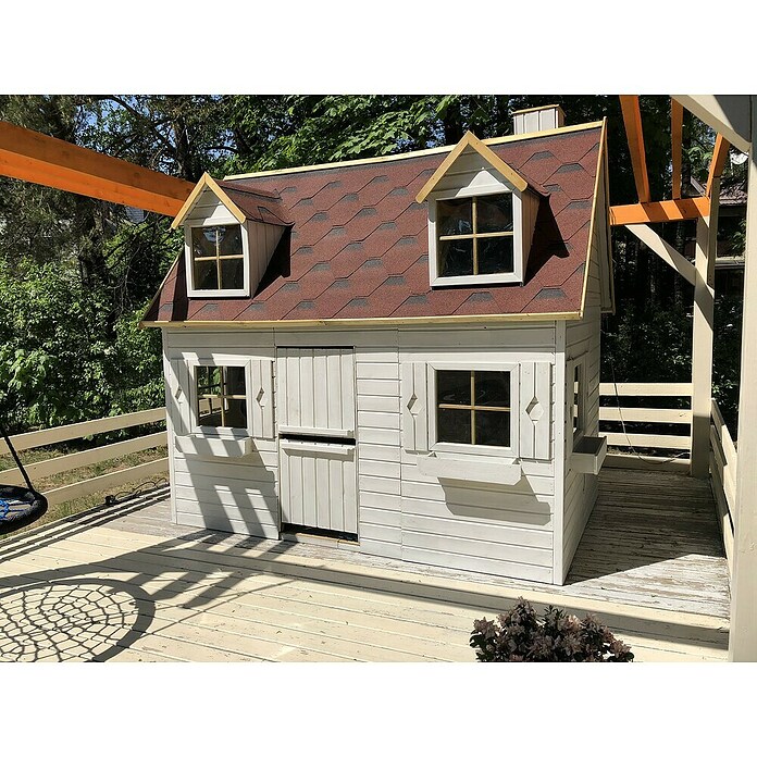 Spielhaus Marie (L x B x H: 157 x 248 x 218 cm, Holz, Natur) | BAUHAUS