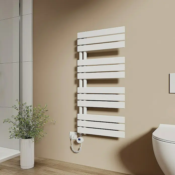 Emke Elektro-Badheizkörper Flachrohr Handtuchwärmer Calida - B x H: 50 x 104 cm
