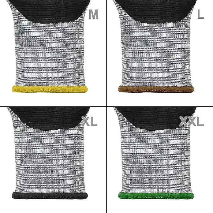 ECD Germany Arbeitshandschuhe - Grau, Polyester