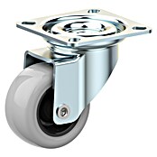 Zakretni kotač za transportna kolica  (Promjer kotačića: 50 mm, Nosivost: 60 kg, Klizni ležaj, Navoj: M 6) | BAUHAUS