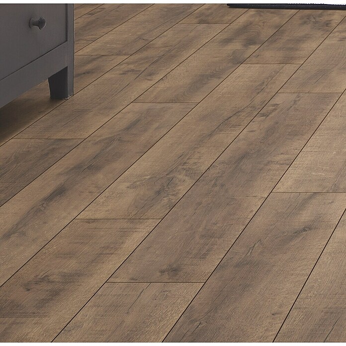 LOGOCLIC Aquaprotect Smart Laminat  (Hrast Tyri, Rustikalen videz, 1.288 x 195 x 6 mm) | Laminat | Talne obloge | Izdelki | BAUHAUS
