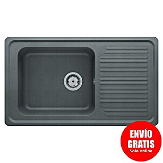 Carea Fregadero encastrable Venus (86 x 50 cm, Material: CAREAlith®, Gris hormigón)