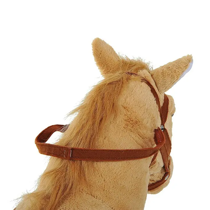 Homcom Holzpferd - L x B x H: 85 x 28 x 60 cm, Altersempfehlung: 2 Jahre