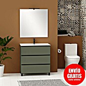 Artysan Conjunto de mueble de baño Neeko (Ancho: 90 cm, Verde musgo, 3 pzs.) | BAUHAUS