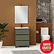 Artysan Conjunto de mueble de baño Neeko (Ancho: 80 cm, Verde musgo, 3 pzs.) | BAUHAUS