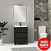 Artysan Conjunto de mueble de baño Neeko (Ancho: 70 cm, Negro, 3 pzs.) | BAUHAUS