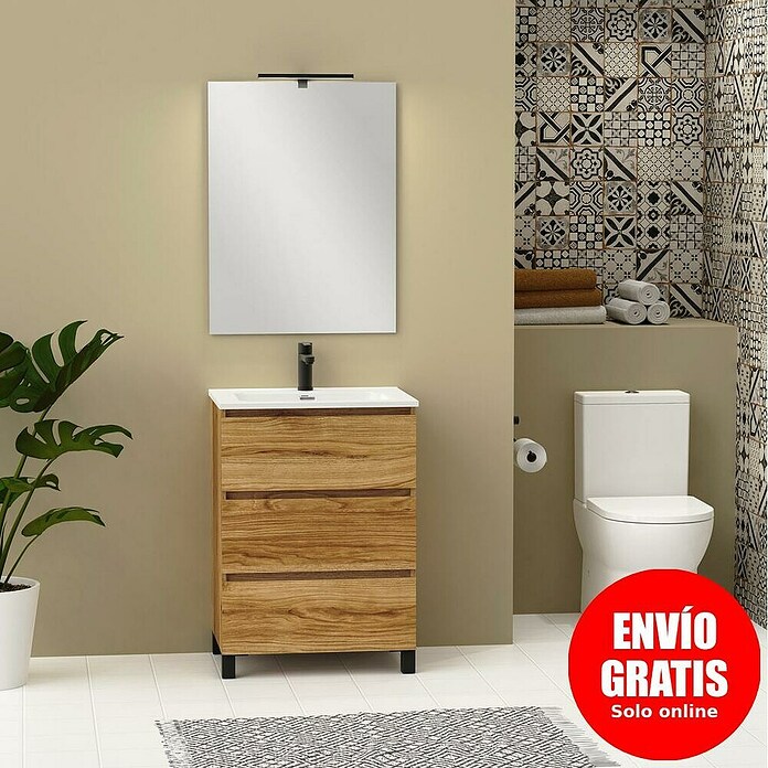 Artysan Conjunto de mueble de baño Neeko (Ancho: 60 cm, Teka, 3 pzs.) | BAUHAUS