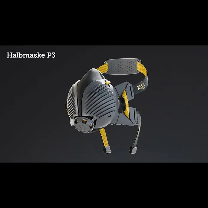Hengst Atemschutzmaske P3 - M/L - Die P3-Halbmaske von Hengst