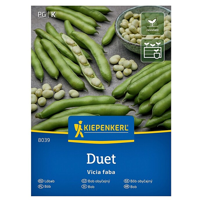 Kiepenkerl Zelenjavna semena Bob Duet  (Vicia faba, Čas žetve: Junij) | 8127 - Feinsämereien in PG Marke | IBYA - Sämereien | IBY - Sämereien | IB - Grünpflanzen/Sämereien | I - Stadtgarten | BAUHAUS