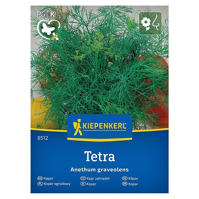 Kiepenkerl Zeliščna semena Koper Tetra  (Anethum graveolens, Čas setve: Marec, Čas žetve: Maj) | 8127 - Feinsämereien in PG Marke | IBYA - Sämereien | IBY - Sämereien | IB - Grünpflanzen/Sämereien | I - Stadtgarten | BAUHAUS