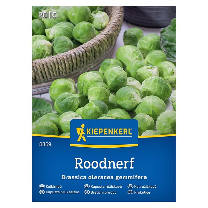 Kiepenkerl Zelenjavna semena Brstični ohrovt Roodnerf  (Brassica oleracea var. gemmifera, Čas žetve: Oktober) | 8127 - Feinsämereien in PG Marke | IBYA - Sämereien | IBY - Sämereien | IB - Grünpflanzen/Sämereien | I - Stadtgarten | BAUHAUS
