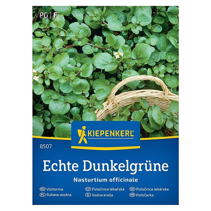 Kiepenkerl Zelenjavna semena Navadna vodna kreša Echte Dunkelgrüne  (Nasturtium officinale, Čas žetve: Junij) | 8127 - Feinsämereien in PG Marke | IBYA - Sämereien | IBY - Sämereien | IB - Grünpflanzen/Sämereien | I - Stadtgarten | BAUHAUS