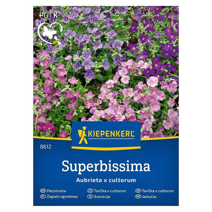 Kiepenkerl Cvetlična semena Avbrecija Superbissima  (Aubretia x cultorum, Večbarvna) | 8127 - Feinsämereien in PG Marke | IBYA - Sämereien | IBY - Sämereien | IB - Grünpflanzen/Sämereien | I - Stadtgarten | BAUHAUS