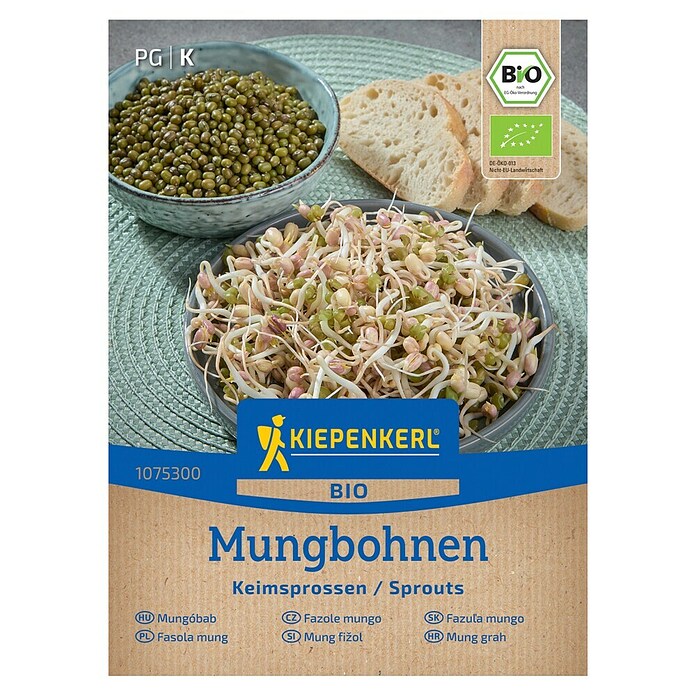 Kiepenkerl Bio Zelenjavna semena Mung fižol  (Vigna radiata) | 8127 - Feinsämereien in PG Marke | IBYA - Sämereien | IBY - Sämereien | IB - Grünpflanzen/Sämereien | I - Stadtgarten | BAUHAUS