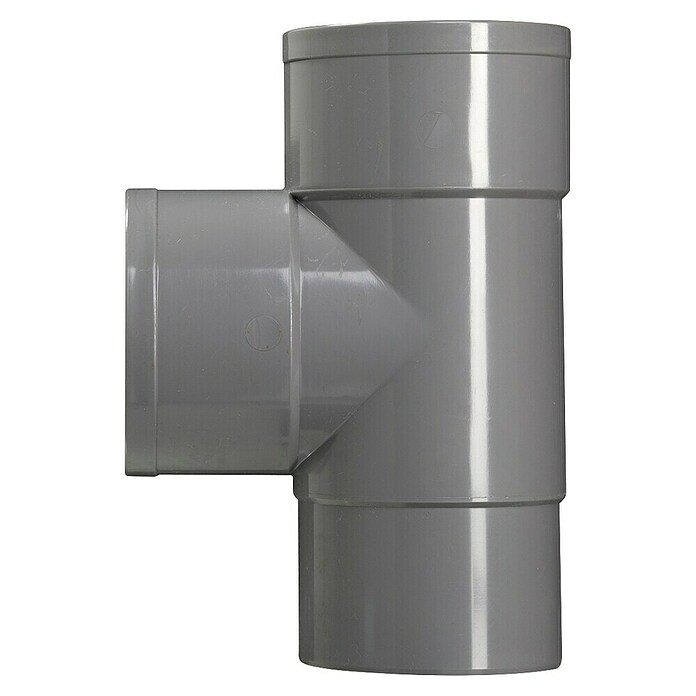 Martens Pvc-T-stuk (Pvc, 80 mm, 90 °, Grijs) | BAUHAUS