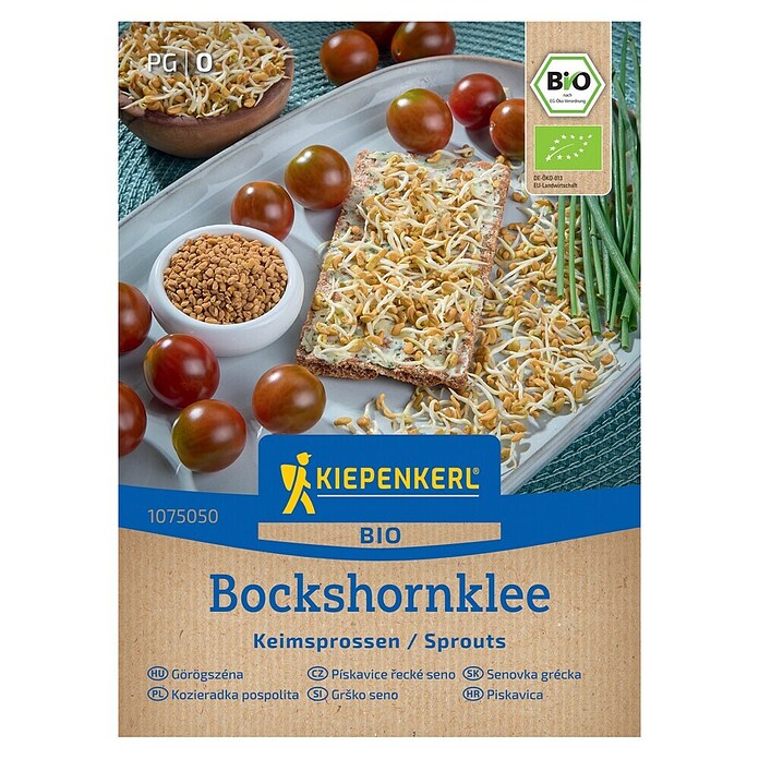 Kiepenkerl Bio Zelenjavna semena Grško seno  (Trigonella foenum-graecum) | 8127 - Feinsämereien in PG Marke | IBYA - Sämereien | IBY - Sämereien | IB - Grünpflanzen/Sämereien | I - Stadtgarten | BAUHAUS