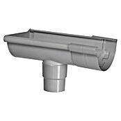 Martens Gootuitloop Eindstuk (Nominale breedte: 125 mm, Kunststof, Grijs) | BAUHAUS
