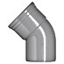 Martens Pvc-bocht 1 x MM 45 