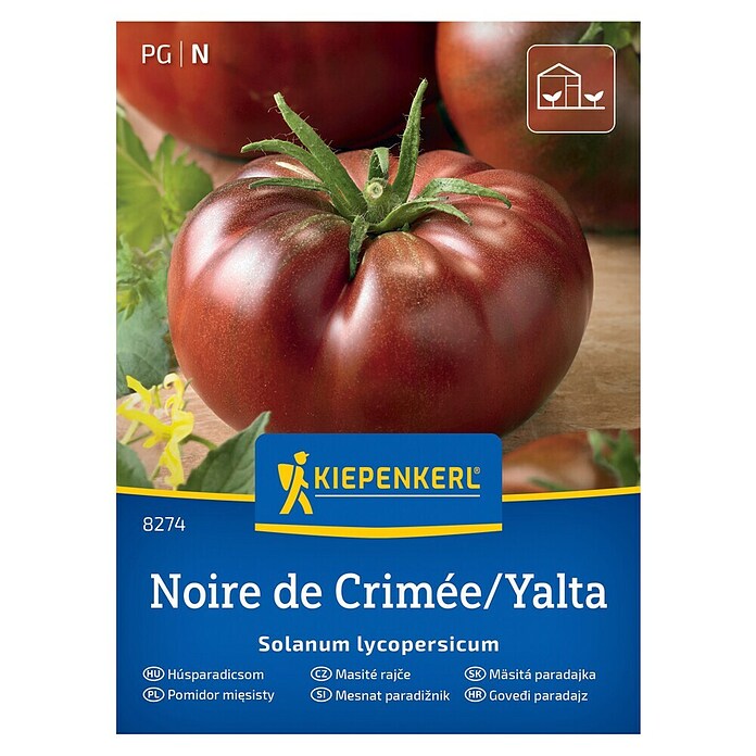 Kiepenkerl Zelenjavna semena Paradižnik Noir de Crimee/Yalta  (Solanum lycopersicum, Čas žetve: Julij) | 8127 - Feinsämereien in PG Marke | IBYA - Sämereien | IBY - Sämereien | IB - Grünpflanzen/Sämereien | I - Stadtgarten | BAUHAUS